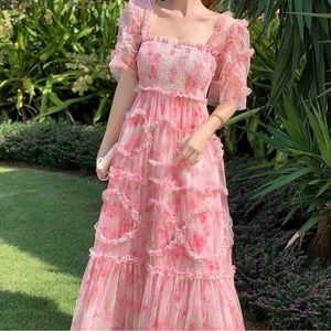 Chiffon Fairy Pink Dress